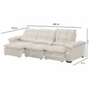 Ver imagem 3 de Sofá Retrátil e Reclinável 290 Cm Porto Belo