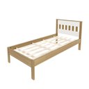Ver imagem 5 de Cama Juvenil Solteiro 196x96,7x92cm Alaska Espresso Móveis Laranja/Amêndoa/Branco