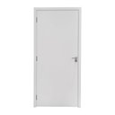 Ver imagem 3 de Kit Porta Branca Lisa 100x235 Cm C/dobradiça Inox Batente de 14 À 19cm
