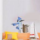 Ver imagem 1 de Adesivo de Parede Infantil Apenas um show Mordecai e o Rigby-Pequeno 56x50cm