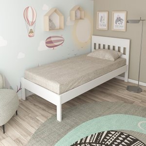 Cama Juvenil Solteiro 196x96,7x92cm Alaska Espresso Móveis