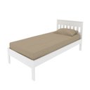 Ver imagem 3 de Cama Juvenil Solteiro 196x96,7x92cm Alaska Espresso Móveis Branco