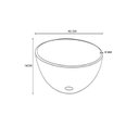 Ver imagem 5 de Kit Cuba Vidro Redonda 42cm Torneira e Válvula