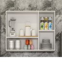 Ver imagem 4 de Armário Aéreo Cozinha 3 Portas Maísa