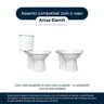 Assento Sanitário Soft Close Arcus Branco para Vaso Eternit - 4