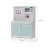 Mini Armário de Cozinha Menta Com Micro-ondas Para Crianças - 3