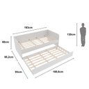 Ver imagem 7 de Bicama Juvenil Solteiro 193x94,4x68cm Marie Espresso Móveis