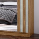 Ver imagem 7 de Guarda-roupa Casal 2 Portas de Correr 4 Gavetas com Espelho Toquio Espresso Móveis