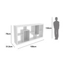 Ver imagem 5 de Estante Decorativa para Quarto Infantil Alice Espresso Móveis