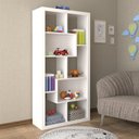 Ver imagem 3 de Estante Decorativa para Quarto Infantil Alice Espresso Móveis Branco