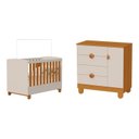 Ver imagem 2 de Quarto de Bebê Completo Apolo | Berço 2 em 1, Cômoda Sapateira 100% MDF