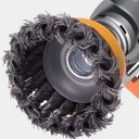 Ver imagem 3 de Escova de Aço Tipo Copo Cônica Circular Trançada Torcida 64mm | Fertak