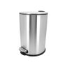 Lixeira 20 Litros Aço Inox com Pedal Cesto Removível Mimo - 1