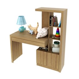 Escrivaninha Infantil 122,5x138x46,5cm Lucca - 2