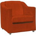 Ver imagem 6 de Kit Namoradeira Decorativa + 4 Poltronas para Sala Manicure Recepção Consultório Mila Suede