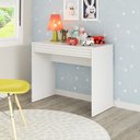Ver imagem 1 de Mesa de Estudos Infantil 90x74, Apollo 1 Gaveta 90cm Branco