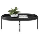 Ver mais imagens de Mesa de Centro Para Sala Estilo Industrial Ville L06 Preto - Mpozenato