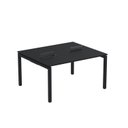 Ver imagem 2 de Estação de Trabalho Mesa Plataforma Escritório Dupla para 2 Pessoas com Caixa de Tomada PDC