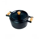 Ver imagem 1 de Panela de Ferro Modelo Pressão 2 Alças de Madeira - 4 Lt