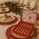 Ver imagem 4 de Conjunto com 7 Peças Talher Estampa para Bolo Natalino Tuut