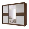 Guarda-roupa Casal Mdf com Espelho 3 Portas 6 Gavetas Miami - 3
