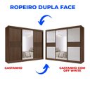 Ver imagem 6 de Guarda-roupa Casal Mdf com Espelho 3 Portas 6 Gavetas Miami