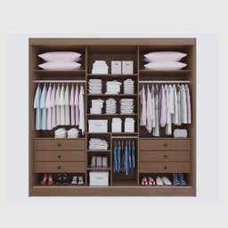 Guarda-roupa Casal Mdf com Espelho 3 Portas 6 Gavetas Miami - 11