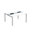 Ver imagem 2 de Estação de Trabalho Mesa Plataforma Escritório Dupla para 2 Pessoas com Caixa de Tomada PDC