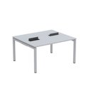 Ver imagem 2 de Estação de Trabalho Mesa Plataforma Escritório Dupla para 2 Pessoas com Caixa de Tomada PDC