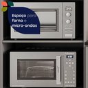 Ver imagem 7 de Cozinha Lumina Completa 3,40m x 2,40m 1 Torre Quente 1 Paneleiro com Vidros Fumê 4 Gavetas e Balcã