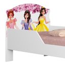 Ver imagem 5 de Mini Cama Infantil 148x68cm Proteção Lateral Princesa Rosa Z53 - Mpozenato