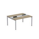 Ver imagem 2 de Estação de Trabalho Mesa Plataforma Escritório Dupla para 2 Pessoas com Caixa de Tomada PDC