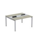 Ver imagem 2 de Estação de Trabalho Mesa Plataforma Escritório Dupla para 2 Pessoas com Caixa de Tomada PDC