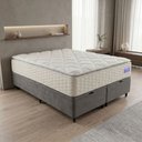 Ver imagem 3 de Cama Box Baú Queen Colchão Ortopédico Atena Molas Ensacadas Pillow Top Hip Sleep