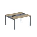 Ver imagem 2 de Estação de Trabalho Mesa Plataforma Escritório Dupla para 2 Pessoas com Caixa de Tomada PDC