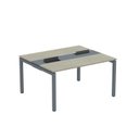 Ver imagem 2 de Estação de Trabalho Mesa Plataforma Escritório Dupla para 2 Pessoas com Caixa de Tomada PDC