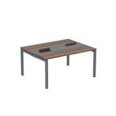 Ver imagem 2 de Estação de Trabalho Mesa Plataforma Escritório Dupla para 2 Pessoas com Caixa de Tomada PDC