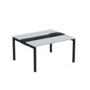 Ver imagem 2 de Estação de Trabalho Mesa Plataforma Escritório Dupla para 2 Pessoas com Caixa de Tomada PDC