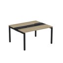 Ver imagem 2 de Estação de Trabalho Mesa Plataforma Escritório Dupla para 2 Pessoas com Caixa de Tomada PDC