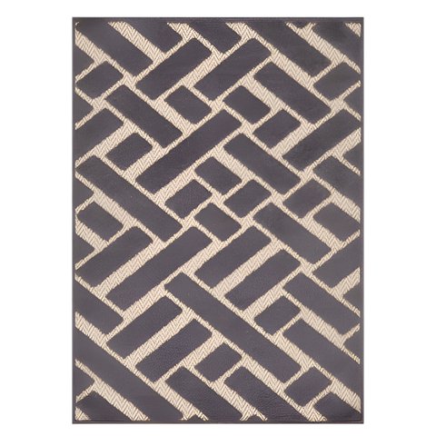 Tapete Atenas - 2,00m X 1,50m - Desenho 5090 - Cinza - Via Star