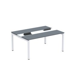 Mesa Plataforma Dupla com Pé de Aço para Coworking 150x120 Pdc15/12/2p - 2