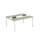 Ver imagem 2 de Estação de Trabalho Mesa Plataforma Escritório Dupla para 2 Pessoas com Caixa de Tomada PDC