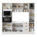 Ver imagem 4 de Cozinha Completa 4PÇS 10PTS 3GAV Americana Branco com Rodapé