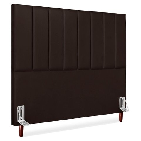 Cabeceira Queen 160 Cm com Frame Carla Corino Marrom Artte