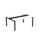 Ver imagem 2 de Estação de Trabalho Mesa Plataforma Escritório Dupla para 2 Pessoas com Caixa de Tomada PDC