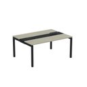 Ver imagem 2 de Estação de Trabalho Mesa Plataforma Escritório Dupla para 2 Pessoas com Caixa de Tomada PDC