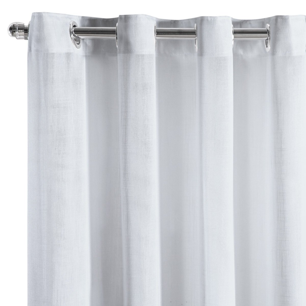 Cortina Voil Gaze de Linho 2,80 M X 2,30 M - Branco - 2