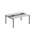 Ver imagem 2 de Estação de Trabalho Mesa Plataforma Escritório Dupla para 2 Pessoas com Caixa de Tomada PDC