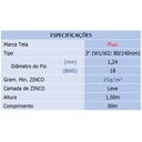 Ver imagem 2 de Tela Mangueirão 3 18x1,50x50m Piau Morlan