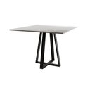 Ver imagem 2 de Mesa de Jantar Mônaco 110cm Tampo Branco Pés Preto